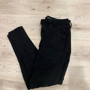 black american eagle high rise jegging